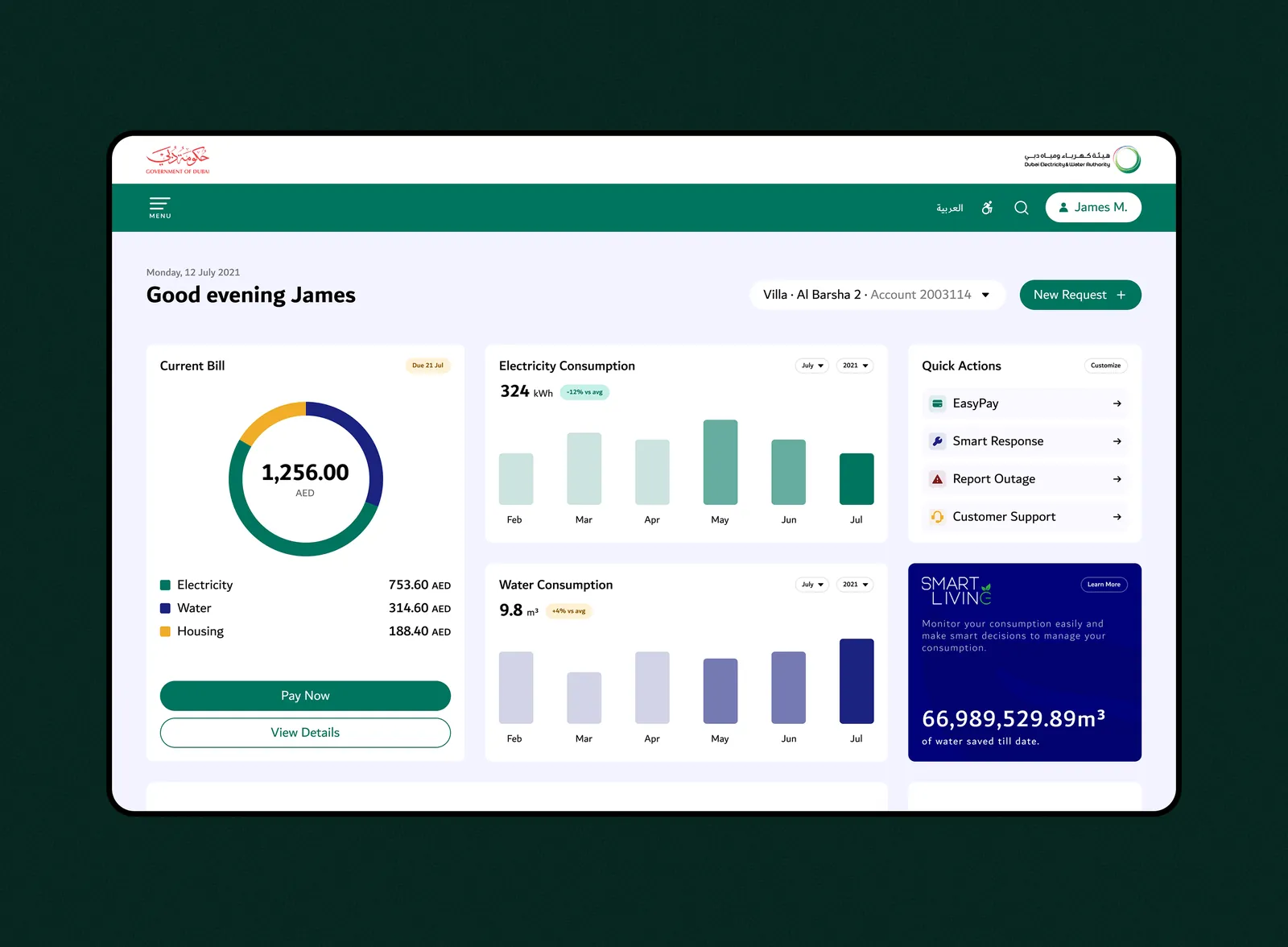 DEWA website — screen 7