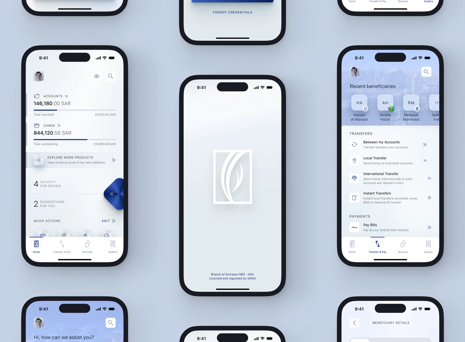 Emirates NBD mobile banking app